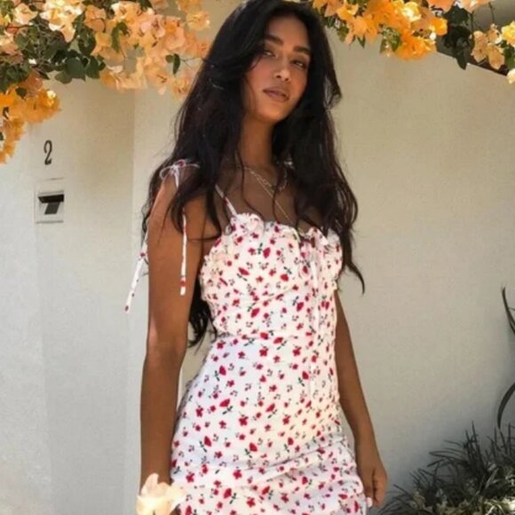 Princess Polly - The Allen Mini Dress White - Picture 1 of 3